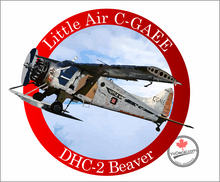 'Little Air C-GAEE DHC-2 Beaver' Full Colour Premium Vinyl Decal