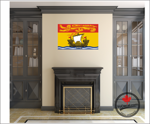 'New Brunswick Flag' Premium Vinyl Decal