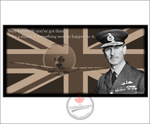 'Nice Luftwaffe You've Got There (Hugh Dowding & Spitfire)' Premium Vinyl Decal / Sticker