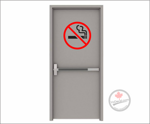 'No Smoking Sign' Premium Vinyl Decal / Sticker