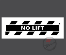 'No Lift Hash Lines' Premium Vinyl Decal