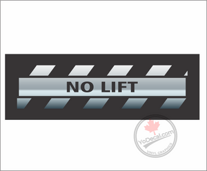 'No Lift Hash Lines' Premium Vinyl Decal