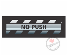 'No Push Hash Lines' Premium Vinyl Decal