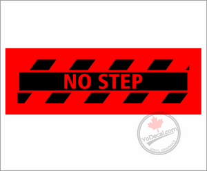 'No Step Hash Lines' Premium Vinyl Decal