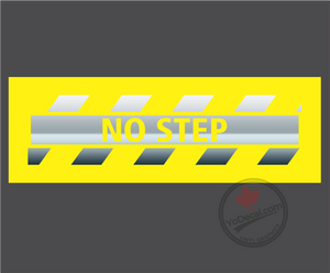 'No Step Hash Lines' Premium Vinyl Decal