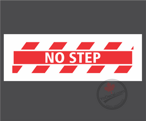 'No Step Hash Lines' Premium Vinyl Decal