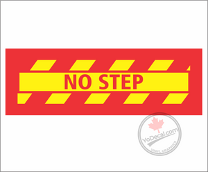 'No Step Hash Lines' Premium Vinyl Decal