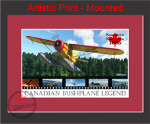 'Norseman Canadian Bushplane Legend (Mounted ARTISTIC PRINT)' Premium Wall Art