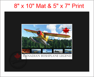 'Norseman Canadian Bushplane Legend (Mounted ARTISTIC PRINT)' Premium Wall Art