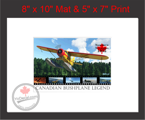 'Norseman Canadian Bushplane Legend (Mounted ARTISTIC PRINT)' Premium Wall Art