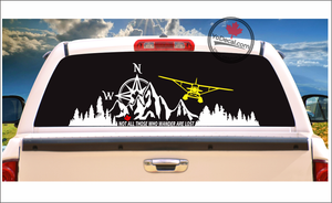 'Not All Those Who Wander Are Lost - Norseman' Premium Vinyl Decal