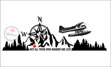 'Not All Those Who Wander Are Lost - Beaver' Premium Vinyl Decal