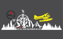 'Not All Those Who Wander Are Lost - Beaver' Premium Vinyl Decal