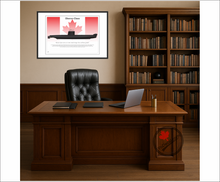 CUSTOM Navy Vessel Side Profile Art Print / Lithograph