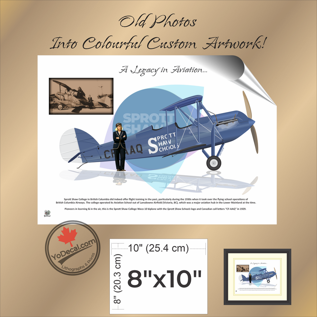 Old Photos Into Colourful Custom Artwork Print / Lithograph