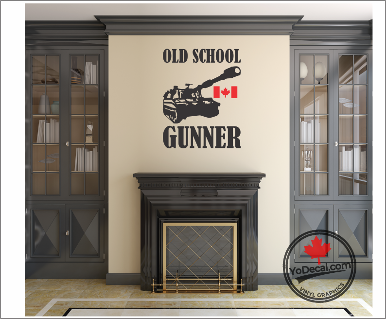 Old School Gunner M109' Premium Vinyl Decal – YoDecal.com