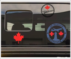 'Op Homage Swissair 111 RCMP' Premium Vinyl Decal / Sticker