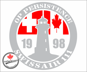 'Op Persistence Swissair 111' Premium Vinyl Decal / Sticker