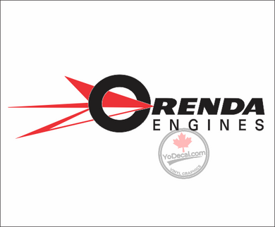 'Orenda Engines Logo' Premium Vinyl Decal Stencil Sticker