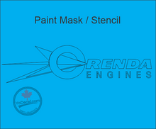 'Orenda Engines Logo' Premium Vinyl Decal Stencil Sticker