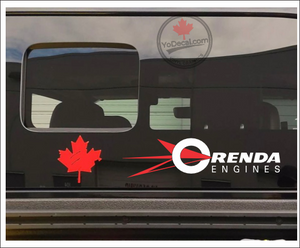 'Orenda Engines Logo' Premium Vinyl Decal Stencil Sticker