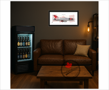 CF-105 Avro Arrow PERSONALIZED Aircraft Side Profile Art Print / Lithograph