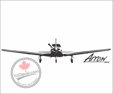 'Piper Arrow PA-28R' Premium Vinyl Decal