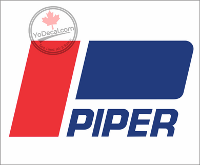 'Piper Airplanes Big P Tribute' Premium Vinyl Decal / Sticker