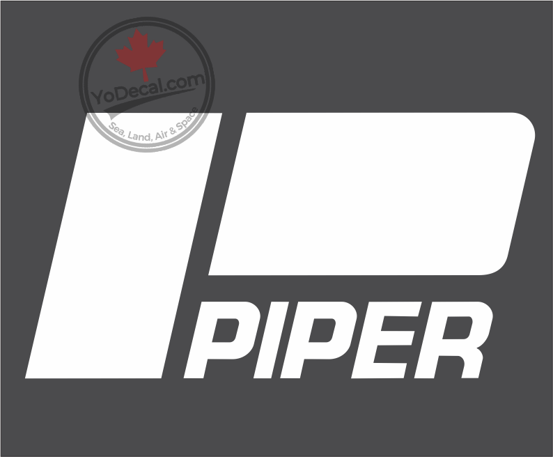 'Piper Airplanes Big P Tribute' Premium Vinyl Decal / Sticker – YoDecal.com
