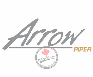 'Piper Arrow PA-28R Logo' Premium Vinyl Decal