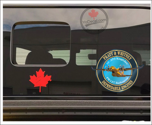 'Pratt & Whitney PW127 Turboprop CC-295 Kingfisher' Premium Vinyl Decal Sticker