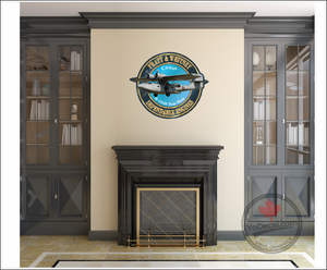 'Pratt & Whitney R-1830 Twin Wasp Consolidated Canso' Premium Vinyl Decal Sticker