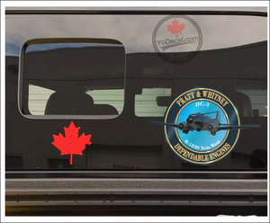 'Pratt & Whitney R-1830 Twin Wasp DC-3' Premium Vinyl Decal Sticker