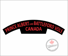 Prince Albert & Battleford WWII Shoulder Flash Premium Vinyl Decal / Sticker