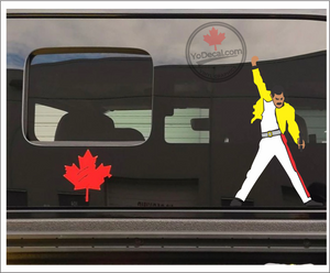 'Queen: Freddy Mercury' Premium Vinyl Decal / Sticker