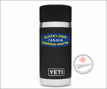 Queen's Own Cameron Highlanders WWII Shoulder Flash Vinyl Decal / Sticker