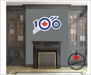 'RCAF 100th Anniversary Official Logo Premium Vinyl Decal