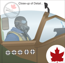 RCAF 401 'Ram' Sqn Spitfire Mk.1 Canvas Print