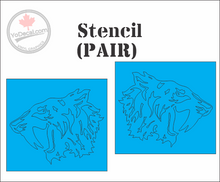 'RCAF 439 Squadron Sabre-Toothed Paint Mask Stencil Vinyl Decal