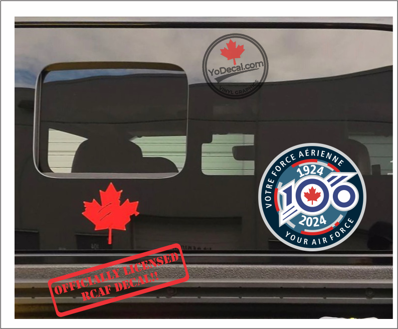 'RCAF 100th Anniversary Centennial Command Decal' Vinyl Decal Sticker ...