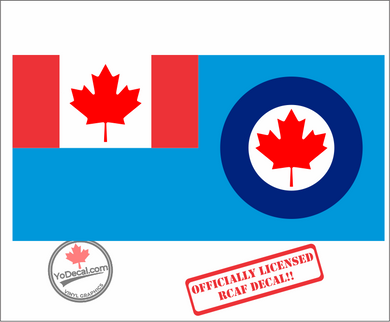 'RCAF Modern Ensign 1982 Flag' Premium Vinyl Decal / Sticker