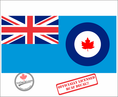 'RCAF Vintage Ensign 1940 Flag' Premium Vinyl Decal / Sticker