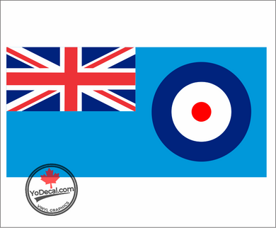 'RCAF Original Ensign 1921 Flag' Premium Vinyl Decal / Sticker