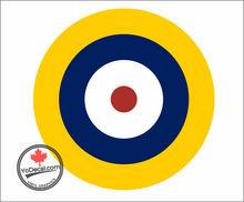 'RCAF Type A-1 Roundel Full Colour' Premium Vinyl Decal / Sticker