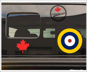 'RCAF Type A-1 Roundel Full Colour' Premium Vinyl Decal / Sticker