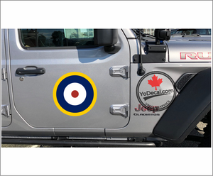 'RCAF Type A-2 Roundel Full Colour' Premium Vinyl Decal / Sticker