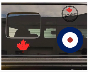 'RCAF Type A Roundel Full Colour' Premium Vinyl Decal / Sticker