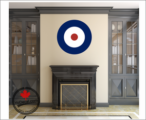 'RCAF Type A Roundel Full Colour' Premium Vinyl Decal / Sticker