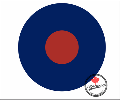 'RCAF Type B Roundel Full Colour' Premium Vinyl Decal / Sticker