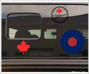 'RCAF Type B Roundel Full Colour' Premium Vinyl Decal / Sticker